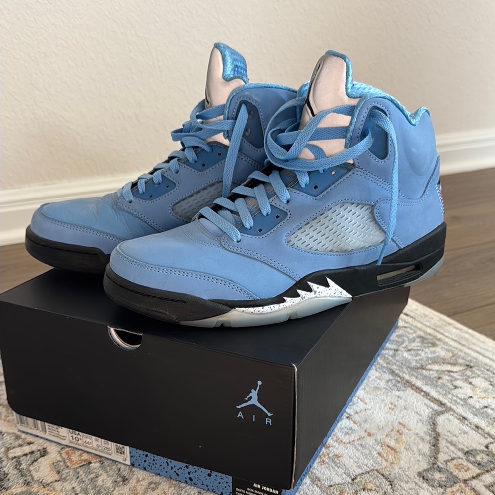 Air Jordan Blue High-Top Sneakers